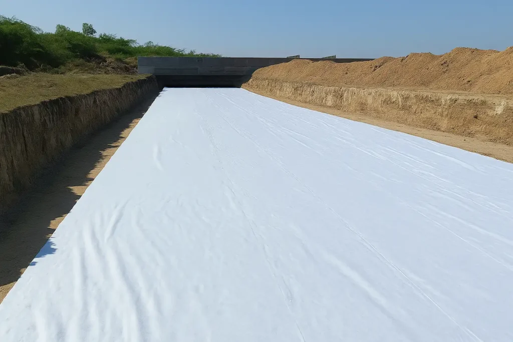 Nonwoven Geotextile ATGTX fabric for soil separation filtration and drainage